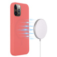 Case for iPhone 13 Pro, Silicone MagSafe, pink
