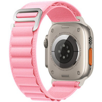 Nylon Strap for Apple Watch 1/2/3/4/5/6/7/8/SE/ULTRA 42/44/45/49mm, Pink