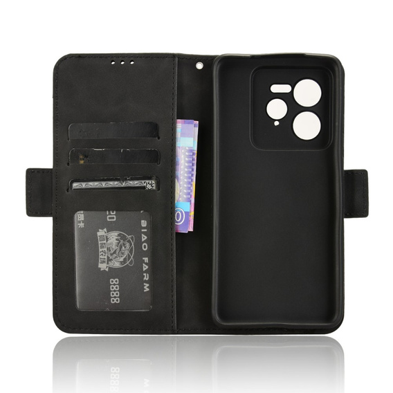 Flip case for Realme GT 7 Pro, Card Slot, black