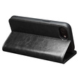 Flip case for Iphone 16E, QIALINO Leather Wallet, black