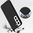 Case for Samsung Galaxy S22 5G, Silicone Lite, black