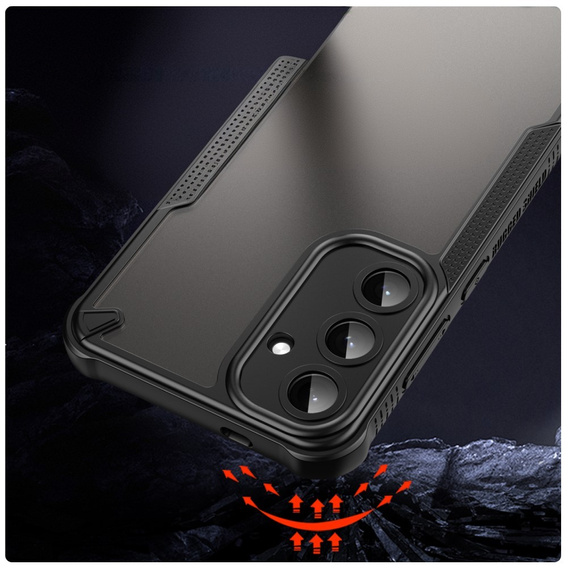 Case for Samsung Galaxy S25+ Plus, Armor Frosted Case, black
