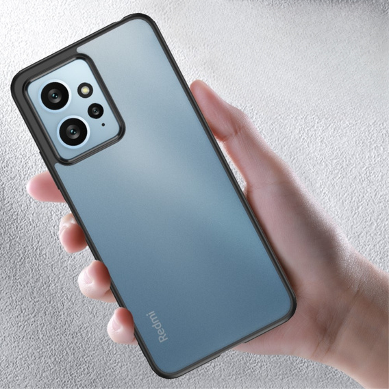 Case for Xiaomi Redmi Note 12 4G, Fusion Hybrid, transparent / black