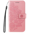 Flip case for Samsung Galaxy A33 5G, Mandala Flower, pink rose gold