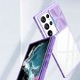 Case for Samsung Galaxy S22 Ultra, Slide Camera, purple