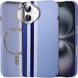 MagSafe's iPhone 16 Case, Carbon Fiber, blue