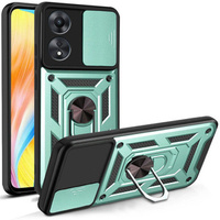 Case for Oppo A98 5G, CamShield Slide, green
