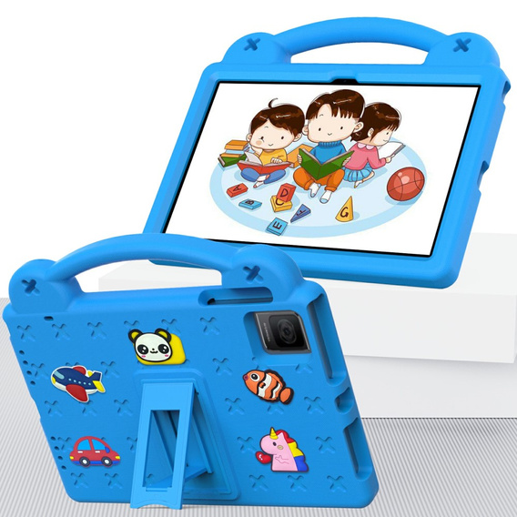 Children's case for T Tablet 5G, Cute Patterns, with stand, blue