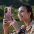 Armored case for Samsung Galaxy S23 FE, Dexnor Full Body (Two Frames), pink