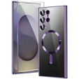 Case for Samsung Galaxy S25 Ultra, Electro MagSafe, purple + Screen Glass