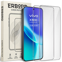 2x ERBORD 9H Hard Glass Tempered Glass for Vivo X300
