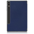 Case for Samsung Galaxy Tab S9 Plus, Smartcase with stylus space, blue