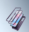 Armored case for Samsung Galaxy S24 FE, Dexnor Full Body (Two Frames), purple