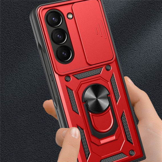Case for Samsung Galaxy Z Fold5 5G, CamShield Slide, red