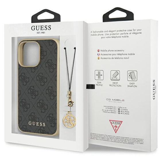GUESS 4G Charms Collection case for iPhone 14 Pro Max