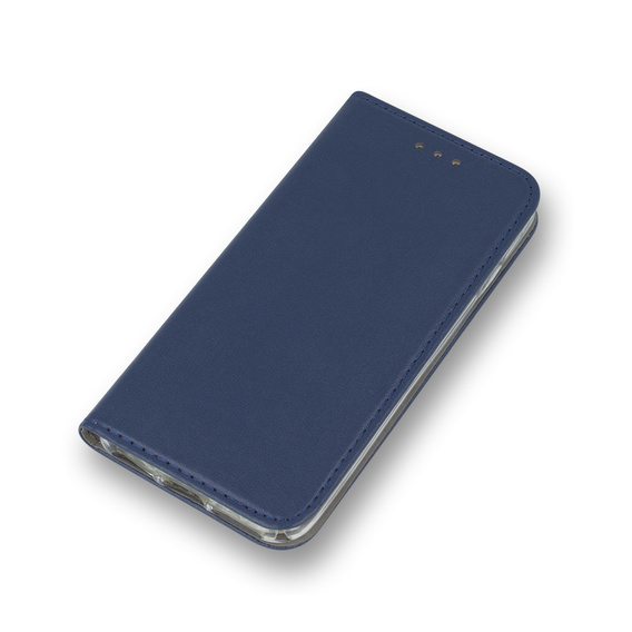 Flip case for Samsung Galaxy A54 5G, Smart Magnetic, dark blue + 9H glass