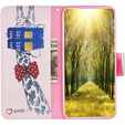 Flip case for Samsung Galaxy A05s, Wallet, giraffe, pink