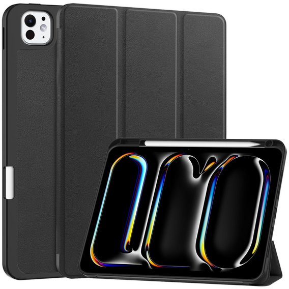Case for iPad Pro 11" 2024 (5 gen.), Smartcase with stylus space, black