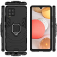 Case for Samsung Galaxy A42 5G, Kickstand Ring, black
