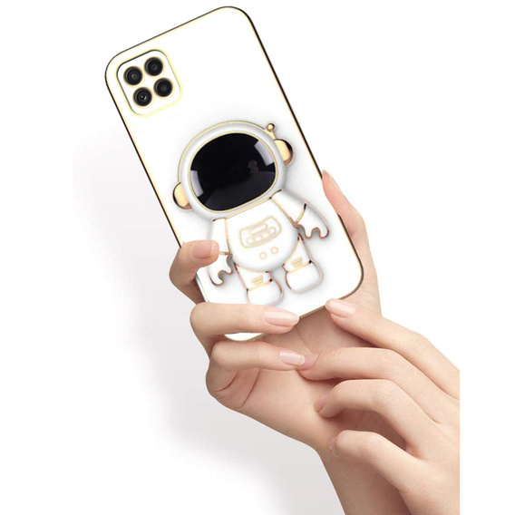 Case for Samsung Galaxy A22 5G, Astronaut, white