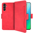 Flip case for Samsung Galaxy A14 4G/5G, Card Slot, red