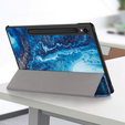 Case for Samsung Galaxy Tab S9, Smartcase Hybrid Pen Slot, sea wave