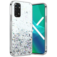 Case for Xiaomi Redmi Note 11/11S, Glittery, transparent