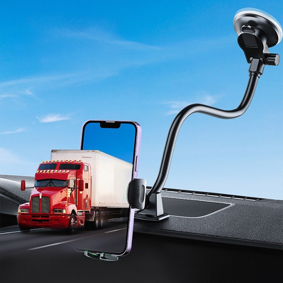 Car windscreen mount Long Arm 30cm for phones 4.7–7 inches
