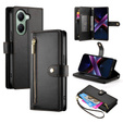 Flip case for Xiaomi Poco X7 Pro 5G, Wallet Zipper Pocket, black