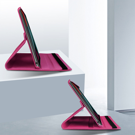 Case for iPad 11" 2025 A16 (11 gen.) / iPad 10.9" 2022 (10 gen.), Rotating 360, pink