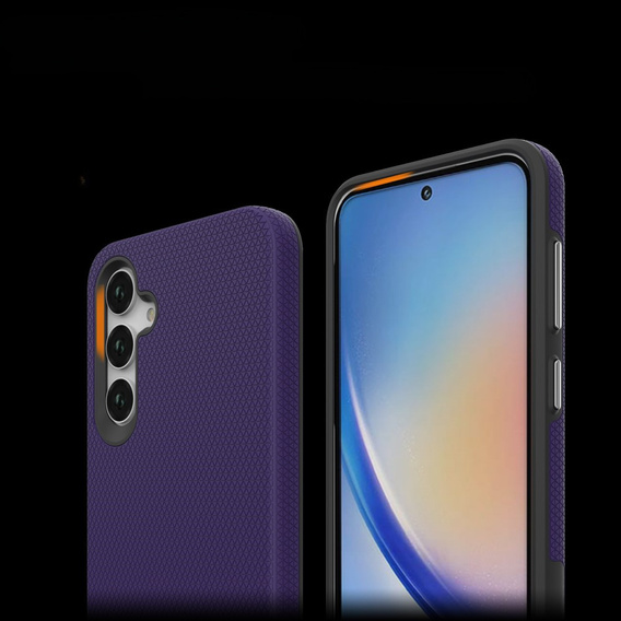 Armored Case for Samsung Galaxy A35 5G, Dual Armored, purple