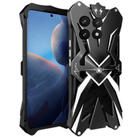 Armored case for Xiaomi Poco F6 Pro, Aluminum Alloy, black
