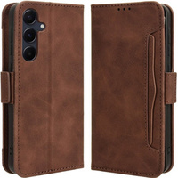 Flip case for Samsung Galaxy A55 5G, Card Slot, brown