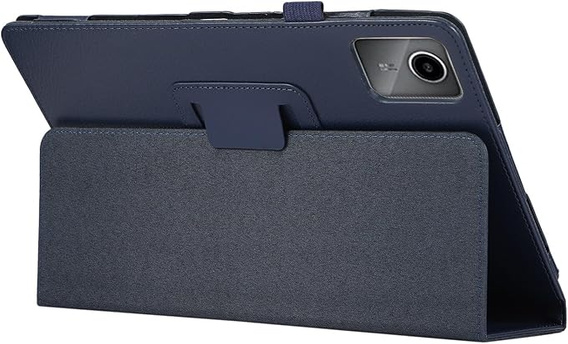 Case for Lenovo Tab M11, bi-fold, with flap, dark blue