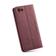 CASEME case for iPhone 7/8/SE 2020/SE 2022, Leather Wallet Case, maroon