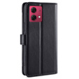 Flip case for Motorola Moto G84 5G, Wallet Zipper Pocket, black