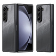 DuxDucis case for Samsung Galaxy Z Fold6 5G, Aimo case, transparent / black