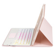 Case + keyboard Samsung Galaxy Tab S9 FE X510 / X516, with touchpad, pink