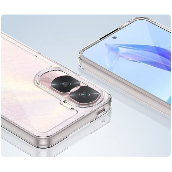 Case for Honor 90 Lite 5G, Fusion Hybrid, transparent