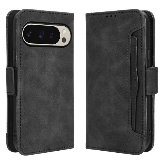 Flip case for Google Pixel 9 / Google Pixel 9 Pro, Card Slot, black
