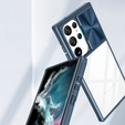Case for Samsung Galaxy S22 Ultra, Slide Camera, blue