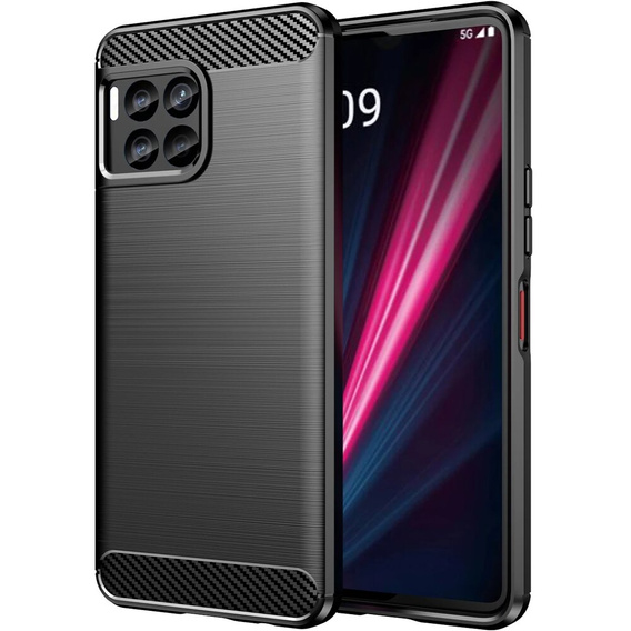 Case for T Phone 2 Pro 5G, Carbon, black
