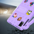 Children's case for T Tablet 5G, Cute Patterns, with stand, purple