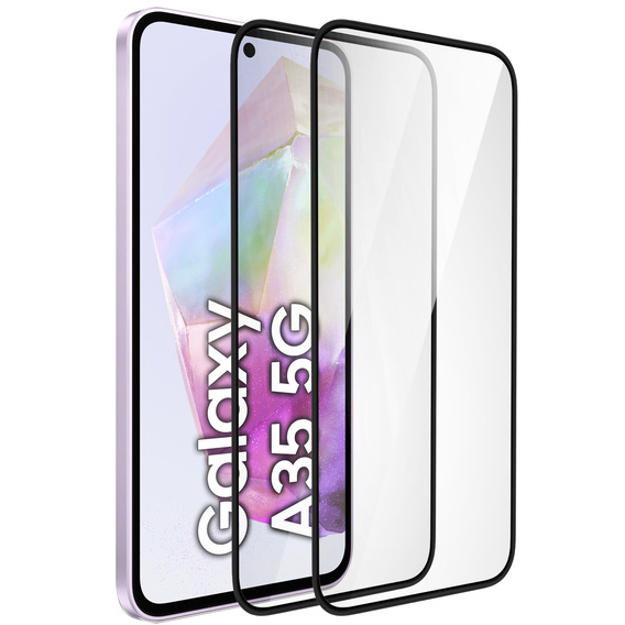 2x Ceramic ERBORD Hybrid Glass for Samsung Galaxy A35 5G