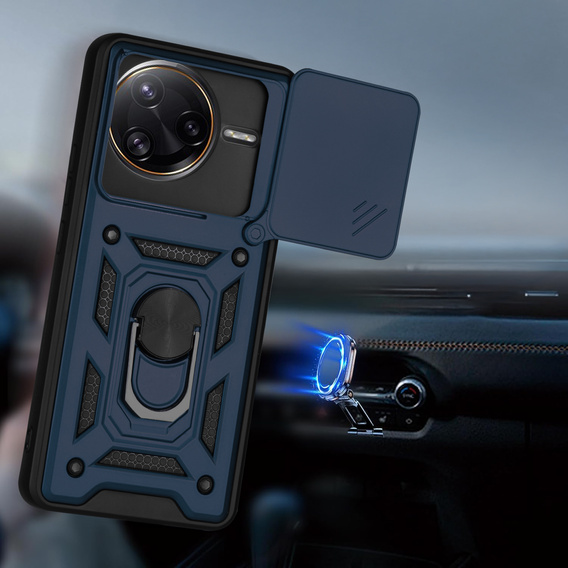 Case for Xiaomi Poco F7 Ultra, CamShield Slide, blue