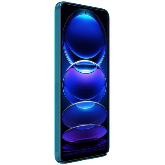 NILLKIN Case for Xiaomi Redmi Note 12 5G / POCO X5 5G, Super Frosted Shield Case, blue