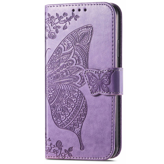Flip case for Samsung Galaxy A26, Butterfly, purple