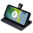 Flip case for Motorola Moto G54 5G, Wallet Zipper Pocket, black