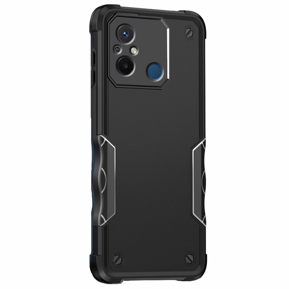 Armored case for Xiaomi Redmi 12C, Dual-Layer, black
