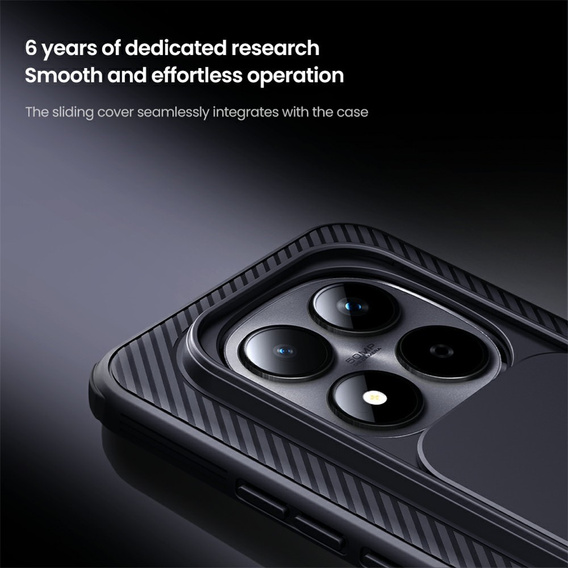 NILLKIN Camshield Pro case with camera cover for Xiaomi Redmi Note 15 Pro Plus 5G / Poco M8 Pro 5G